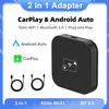 NEW Wireless CarPlay Android Auto 2 In 1 Box Wireless Adapter Spotify For Mazda Toyota Mercedes Peugeot Volvo Support Netflix