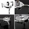 Universal Oil Filter Wrench Adjustable Two-Way Oil Filter Removal Tool for Motorcycles/Car/Trucks