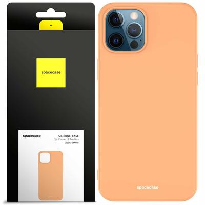 Силиконовый чехол Sc для iPhone 12 Pro Max Оранжевый