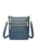 Vintage women's embossed shoulder bag style, women's bucket bag, multi-compartment crossbody bag, phone bag