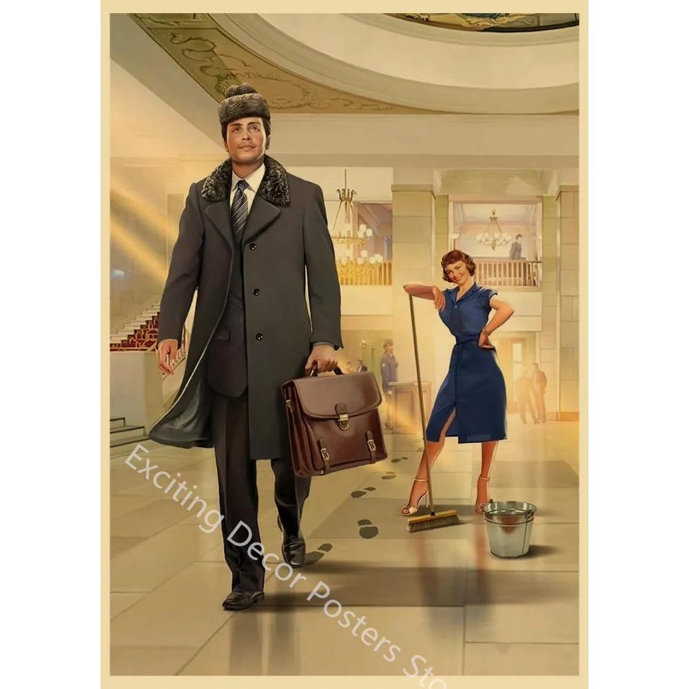 Бывший Советский Союз Сталин СССР CCCP Pin Up Girls Пропагандистские плакаты Главная Комната Бар Украшения Настенная Наклейка Искусство Живопись