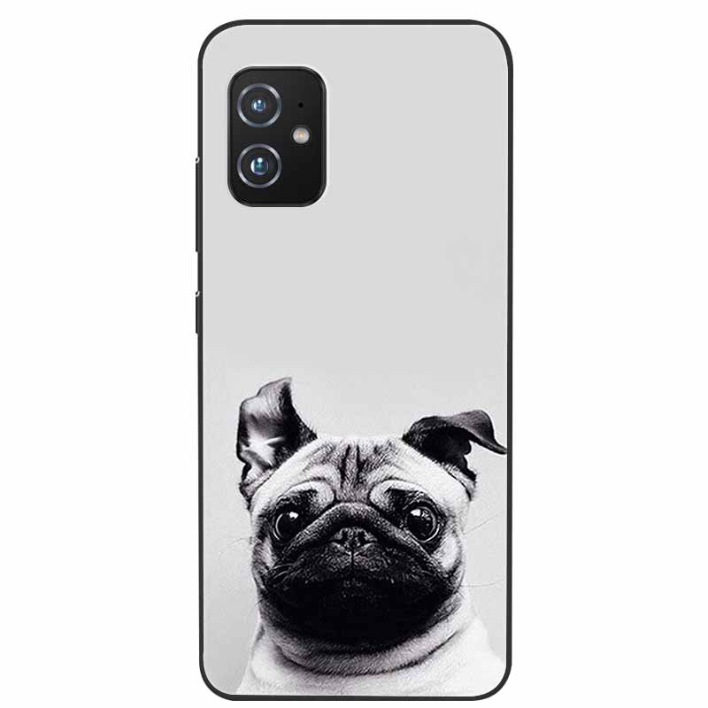 Чехол для Asus ZenFone 8 Черный ТПУ Мягкая Защитная Крышка Телефона Для Asus Zenfone 8 ZS590KS Силиконовые Чехлы для Zenfone8 Корпуса Coque Fundas