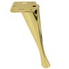 Furniture leg Pin in gold chrome 23 cm