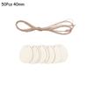 3-8cm Easter Eggs Wooden DIY Crafts Happy Easter Party Home Decoration Hanging Ornament Kids Gifts Unfinished Blank Wood Slice