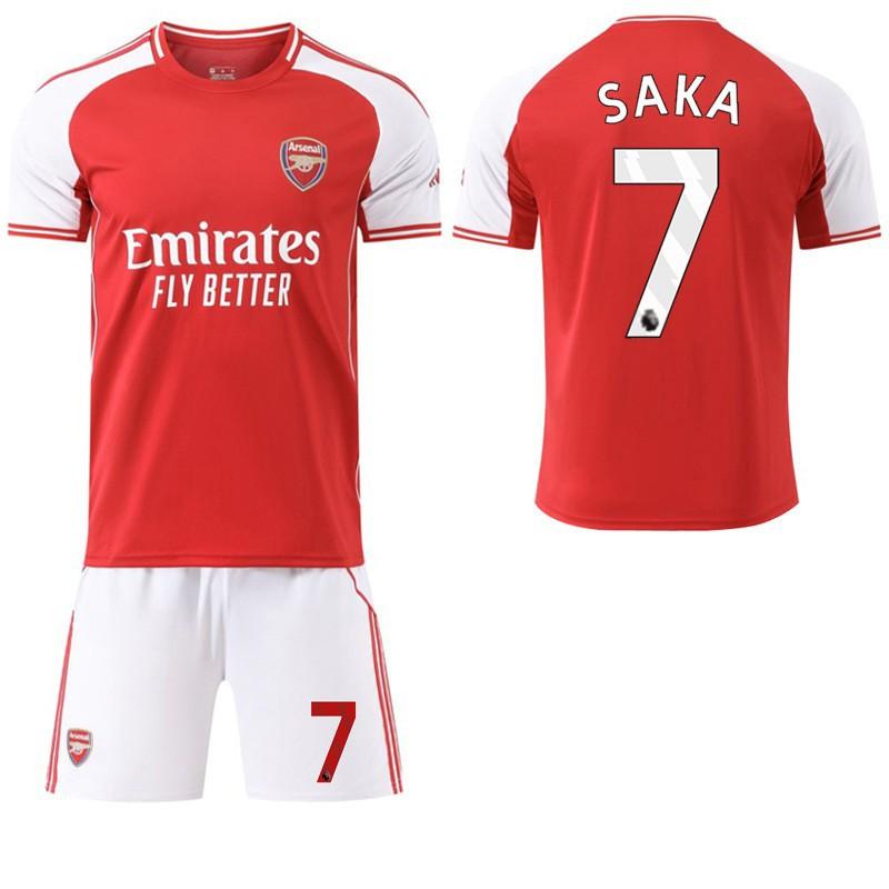 Arsenal Home Football Set - No. 14 Yorcres, No. 41 Rice, No. 7 Saca, No. 8 Oldgao 2526 Season Jersey