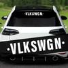 1 шт. Новые автомобильные наклейки VLKSWGN Водонепроницаемые наклейки на переднее и заднее стекло автомобиля Креативная отделка кузова автомобиля для Vlkswagn VW