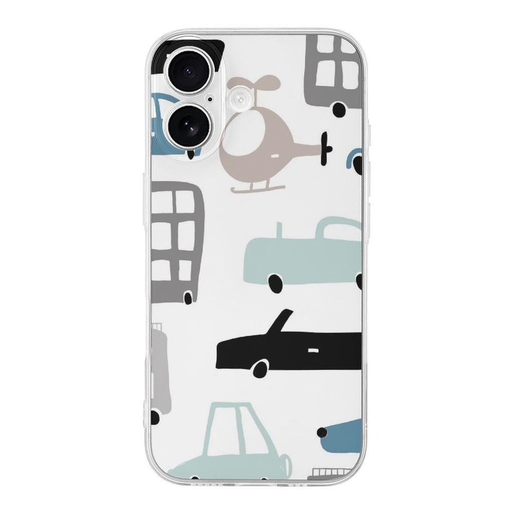 1 Pack For Iphone 17/17Air/17Pro/17ProMax Transparent TPU Anti-Smudge Protective Case With Cushion Corners And Raised Edges