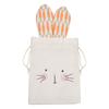 Cute Easter Bunny Ears Bags Burlap Festival Rabbit Candy Bags Carrot Gift Packaging Bags For Easter Party Decoration
