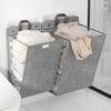 Laundry Basket Foldable Wall Hanging Durable Space-Saving Dirty Clothes Storage Basket Home Accessories