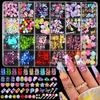 1 Set 3D Nail Art Charm Assorted Mini Acrylic Nail Design Jewelry Resin Charm DIY Crafts Nail Decoration Accessories