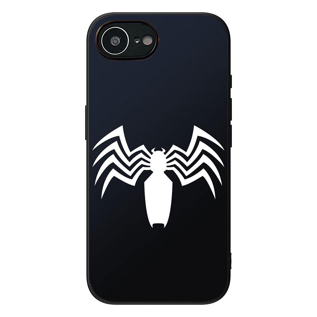 Soft Phone Cover for Apple iPhone 17 16 14 15 Pro Max Plus 15+ 16E XR ProMax Air Case Venom Superheroes Marvels Casing