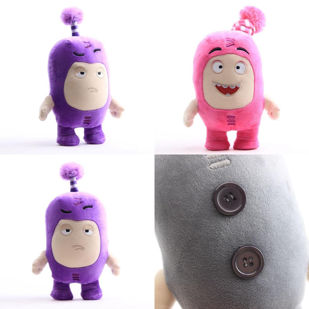 Lovable Oddbods 23cm Plush Soft Cuddly Toy Newt Bubbles Pogo Zee Jeff Fuse Slick Perfect Gift
