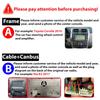 For KIA Ceed 2012-2018 Car Radio Install Frame Central Control Panel Decorative Parts 2 Din Multimedia Player Video Frame Panel