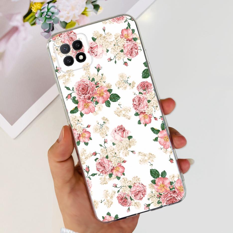 Чехол для Oppo A73 5G CPH2161 Стильный окрашенный чехол Прозрачный силиконовый чехол для телефона Для Oppo A73 A 73 OppoA73 5G Задняя крышка Мягкие funda