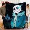 Undertale 2D Flat Pattern Flannel Blanket High quality All Seasons Warmth and Comfort Perfect for Christmas Gifts.NMT0928256