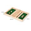 Digital Flip-Card Wooden Kids Toy Four-Sided Board Game Drinking-Game Props Educational Party Pastime Liven Social Gatherings