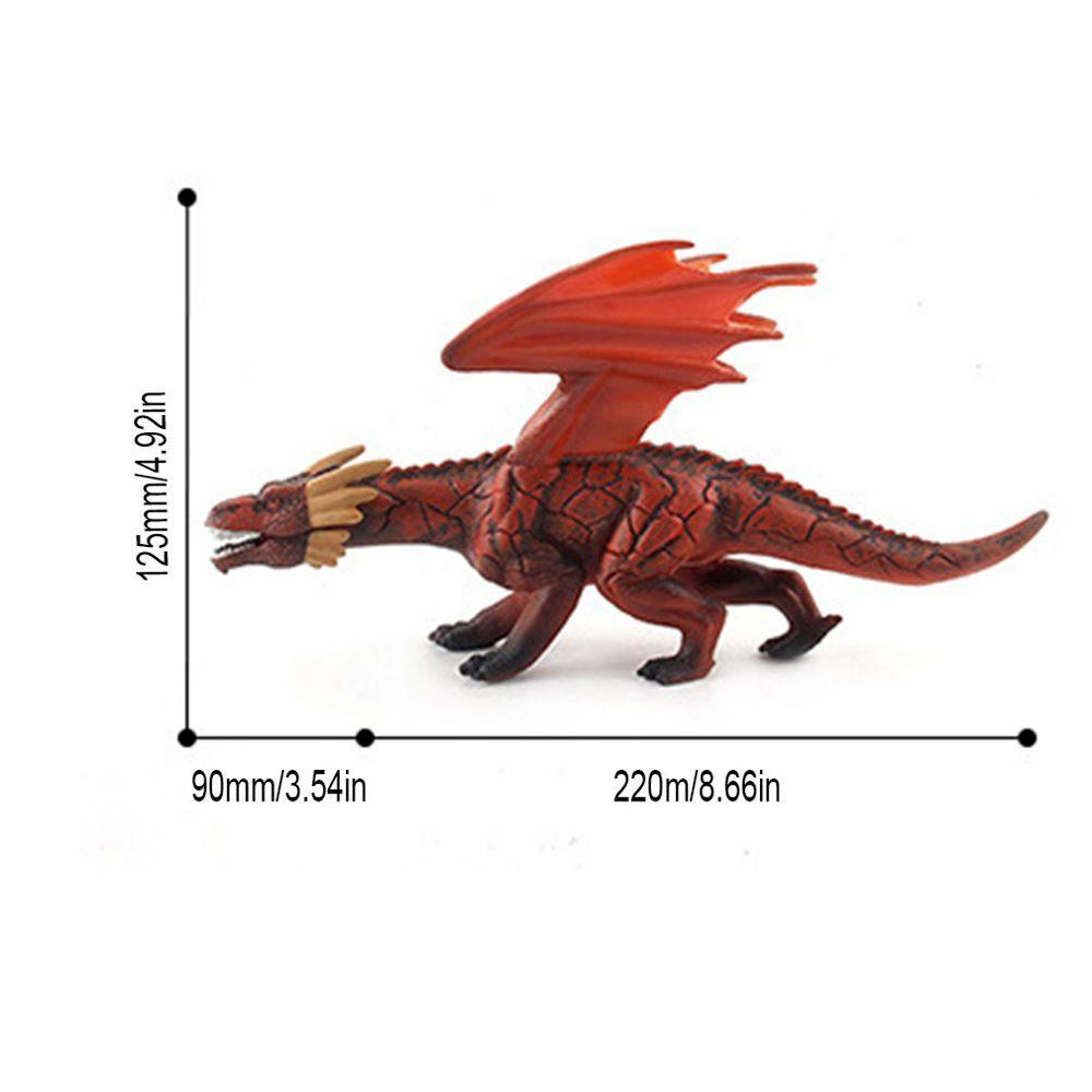 Lava Dragon Dinosaur Collection Model Dinosaur Toy Simulated Dinosaur Model Ice Dragons Figure Toy