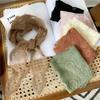 Flower Lace Triangle Scarf Women's Spring and Autumn Summer Korea Hollow Fashion Scarf Small Headscarf Strap Decoration
