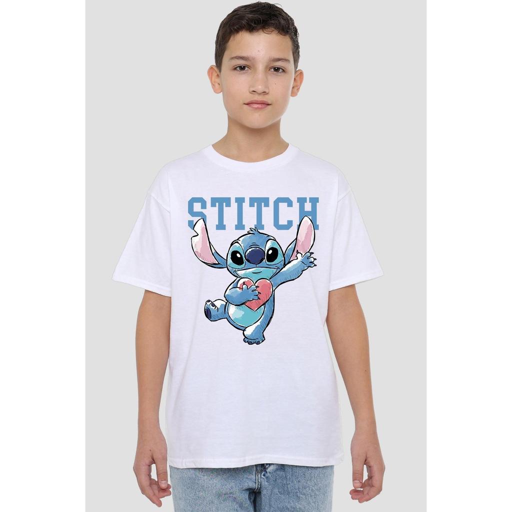 Lilo & Stitch Childrens/Kids Clutching Hearts T-Shirt
