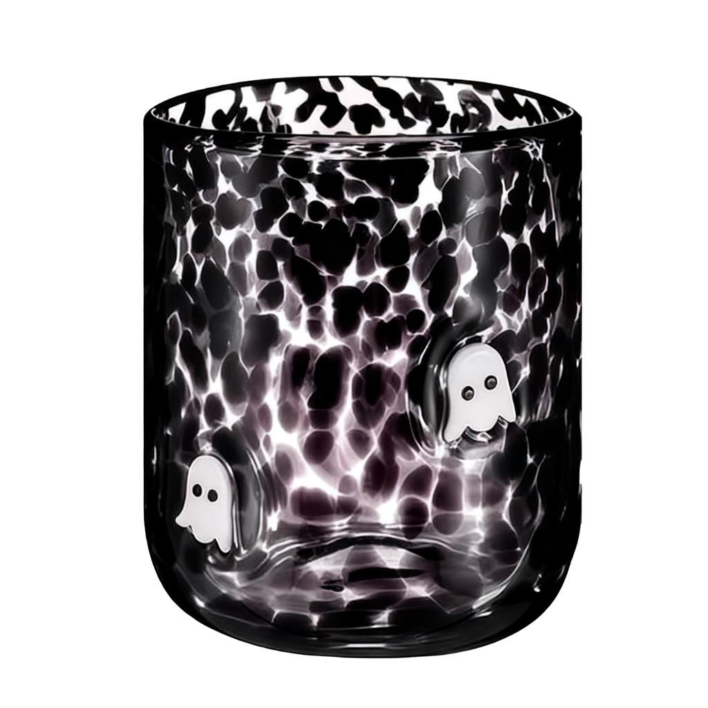 2 шт. 14 унций Хэллоуин Стеклянные чашки Стакан для сока Старомодные Выдувные Питьевые чашки Милая Жуткая Посуда Подарочный набор для Хэллоуинской вечеринки Декор