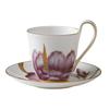 Импортная чашка-блюдце Royal Copenhagen Flora с высокой ручкой, 270 мл, ирис, 1017552 [обычный продукт] и прибл.