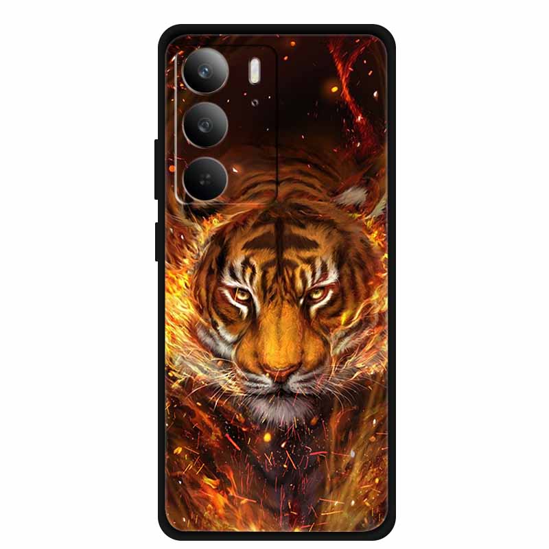 For Realme 14x 5G Case RMX5020 Luxury Soft Silicone Back Cover Cases for Realme Realme 14x 2025 Protective Shockproof Back Cover
