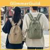 Simple Color Solid Lightweight Neutral Casual Backpack For Commuting Daily