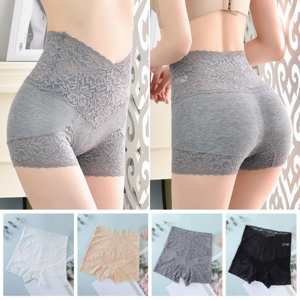 Tummy Control Lace Safety Pants Transparent Ladies Leggings Shorts Seamless Shorts Women Girls