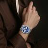 Casio 50M Waterproof Quartz Watch Stainless Steel Band Men watches Blue MTP-1375D-2A1V