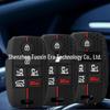 Силиконовый чехол для ключа Kia Forte, K3, Sportage, K2, KX7, K4 - 4 кнопки, сотовая текстура