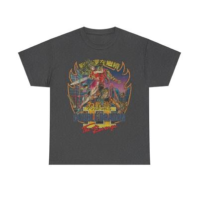 Футболка с изображением видеоигры Double Dragon II The Revenge 1988 года