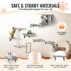 Wall Mounted Cat Shelves Tree with Jump Boards Hammock Sofa Grip Set of 6