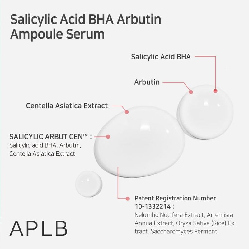 APLB Сыворотка-ампула с салициловой кислотой BHA и арбутином