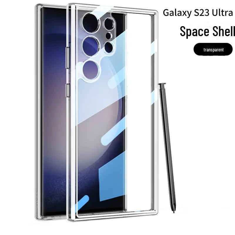 Чехол Samsung S25Ultra Electroplated Fine Hole Clear TPU - Ультратонкий мягкий защитный чехол