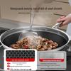KOBACH 34cm 316L Stainless Steel Honeycomb Non-Stick Frying Pan