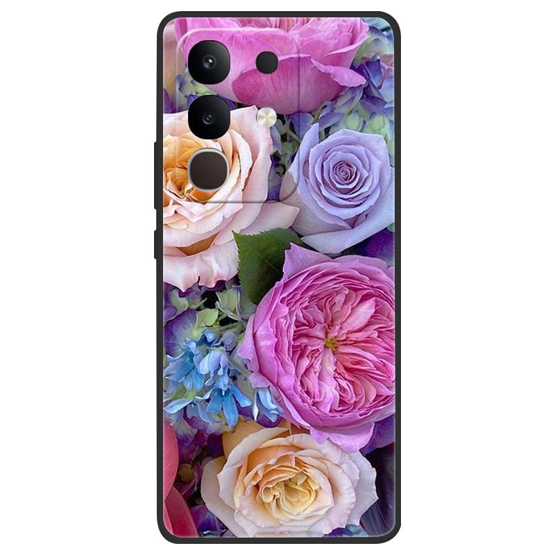 Чехол для телефона Vivo Y29 4G Чехлы Мягкая силиконовая крышка для VIVO T4X 5G Модный чехол 2025 Ударопрочный чехол Полная защитная оболочка