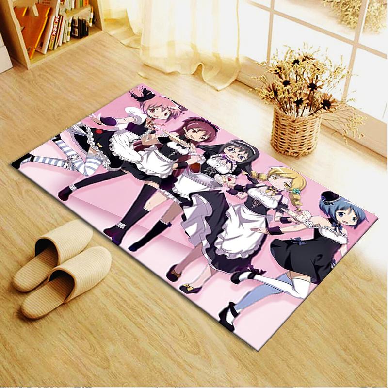 2026 NEW Puella Magi Madoka Magica Carpet Rug for Living Room Bedroom Home Sofa Decoration,Kids play Non-slip Floor Mat