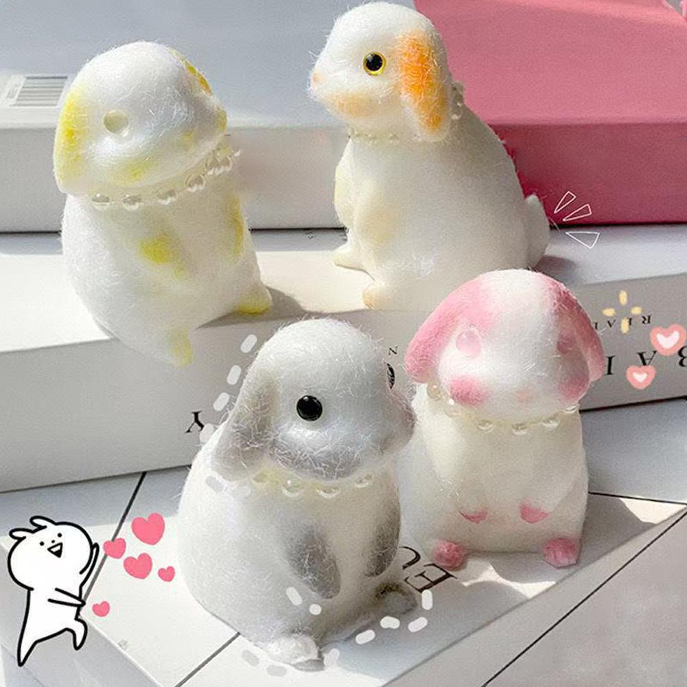 Кавайный Кролик Игрушка-антистресс с медленным отскоком Игрушки для щипания пальцами Подарок Расслабься Радость декомпрессии O3A2