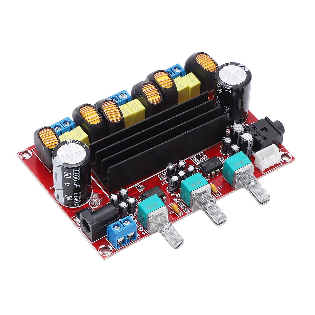 Цифровая плата усилителя мощности XHM139 TPA3116D2 2x50 Вт+100 Вт 2.1-канальный модуль усилителя мощности 1224 В