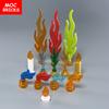 Конструктор MOC Кирпичики Пламя Перо Огонь 85959 6126 64647 Строительные Блоки Фигурка Сделай Сам Игрушки Для Детей Куклы Подарки