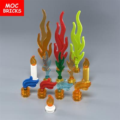 MOC Кубики Пламя Перо Огонь 85959 6126 64647 Строительные Блоки Фигурка DIY Игрушки Для Детей Куклы Подарки