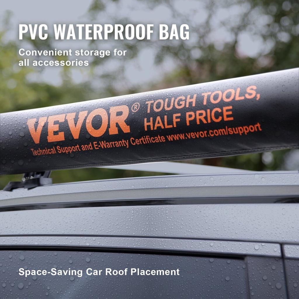 Car Side Awning, Large 6.6' x 8.2' Shade Coverage Vehicle Awning, PU3000mm UV50+ Retractable Car Awning with Waterproof Storage Bag, Height