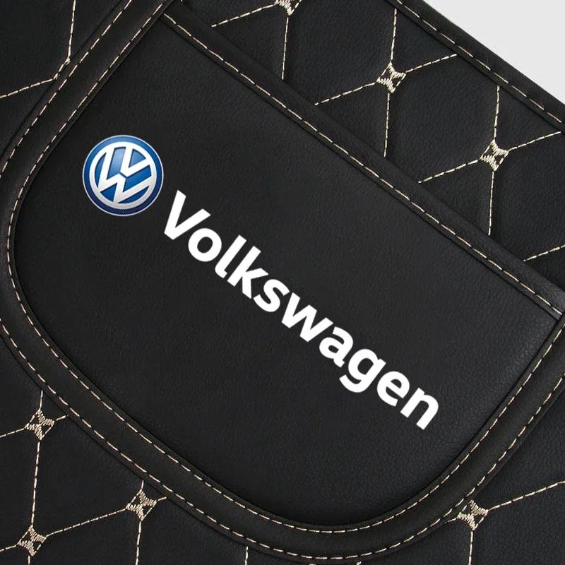 Valve Stems Caps Car Sticker For VW Volkswagen Jetta MK5 Golf 1Pcs Car Seat Backrest Protection Anti-kick Mat For Volkswagen Gol QE8