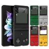 Для Samsung Galaxy Z Flip 3 4 5 Жесткий Черный Складной ПК Чехол для Телефона Gameboy Мальчик Flip Игра Для Samsung Z Flip3 Чехол Защитный Корпус