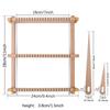 Weaving Kit Beginner Weaving Crafting Kit Reusable Yarn Knitting Tools Lightweight Hand-Knit Machine For Beginners Adults Kids