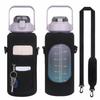 Neoprene Water Bottle Case Sleeve Mesh Pack Tumbler Holder Bag Insulated Mug Holder  Gym