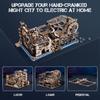 ROKR 3D Puzzle Electric Marble Run LGC01 & LGA01 & Connecting Parts Set 3 Piece Set Movable Model Multi-Play Mechanical Wooden 3D Puzzle Craft Kit