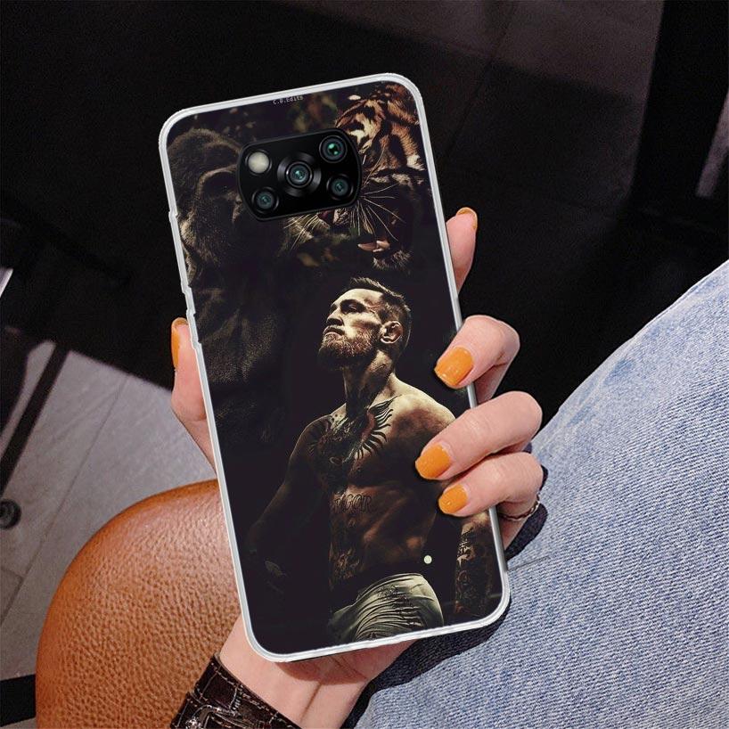 Чехол для телефона Conor McGregor для Xiaomi Poco X5 X6 X7 Pro X4 Gt F7 Ultra M8 M7 Redmi 15C 15 13C 13 12C 12 Уникальный чехол Coque Poco X