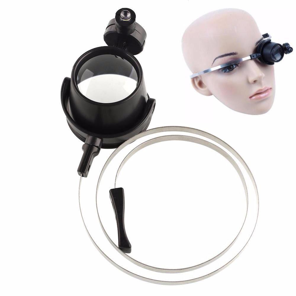 Bands LED Steel Glass 15X Led Watchmakers Watch Eye Circuit Loupe Jewelers Magnifier