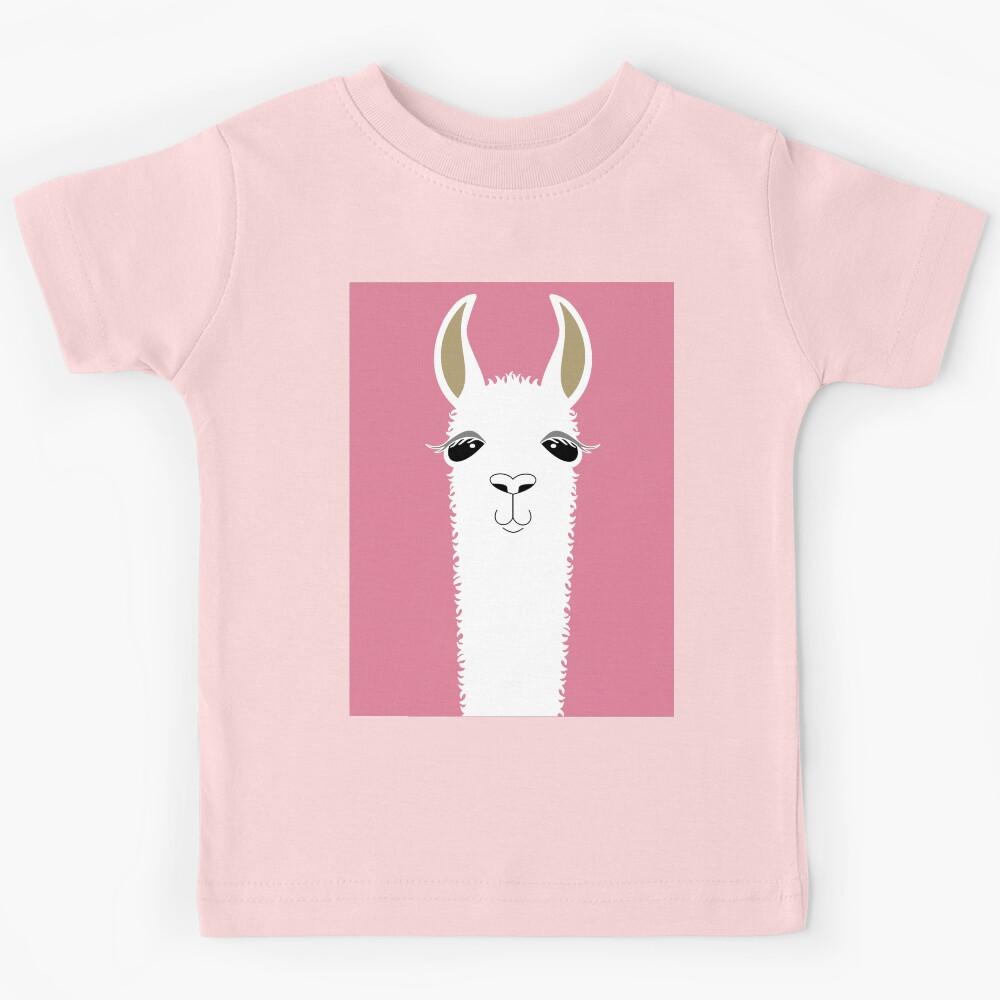LLAMA PORTRAIT #5 Kids T-Shirt